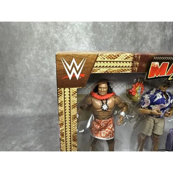 WWE Mattel Elite‎ The Rock WWE Generations Maivia Legacy 3-Pack Exclusive - Picture 6 of 10